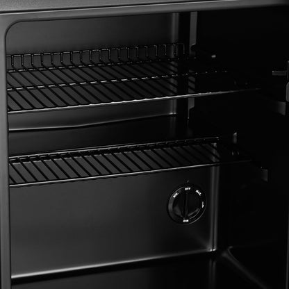 Mini Fridge 50L with Glass Door – Quiet Drinks & Beer Cooler with LED Light | Compact Small Fridge for Bedrooms, Gaming Rooms, Man Caves, Offices & Home Bars – Energy Efficient