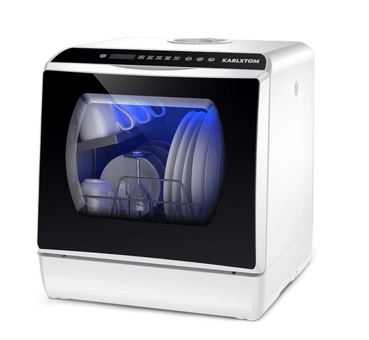 Table Top Dishwasher 6 Programs Mini Dishwasher with Touch Control, Auto-drying, Baby Care & Fruit Wash, Perfect for Small Families, Couples